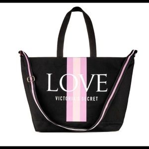 Bundle| Victoria's Secret Tote and Fleece Blanket